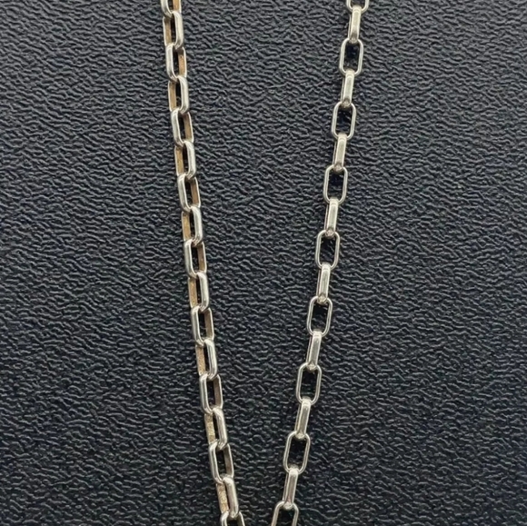 ** SOLD ** SOLD**🌹GUCCI Interlocking Double G 925 Unisex Necklace -EUC - Picture 7 of 12